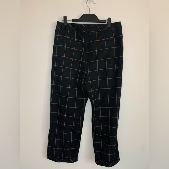 Phase Eight Aston Check Trouser with cuffed hem - Picture 4 of 11